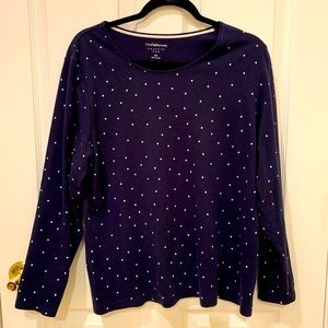 Women’s Croft & Barrow Classic Tee size 1X